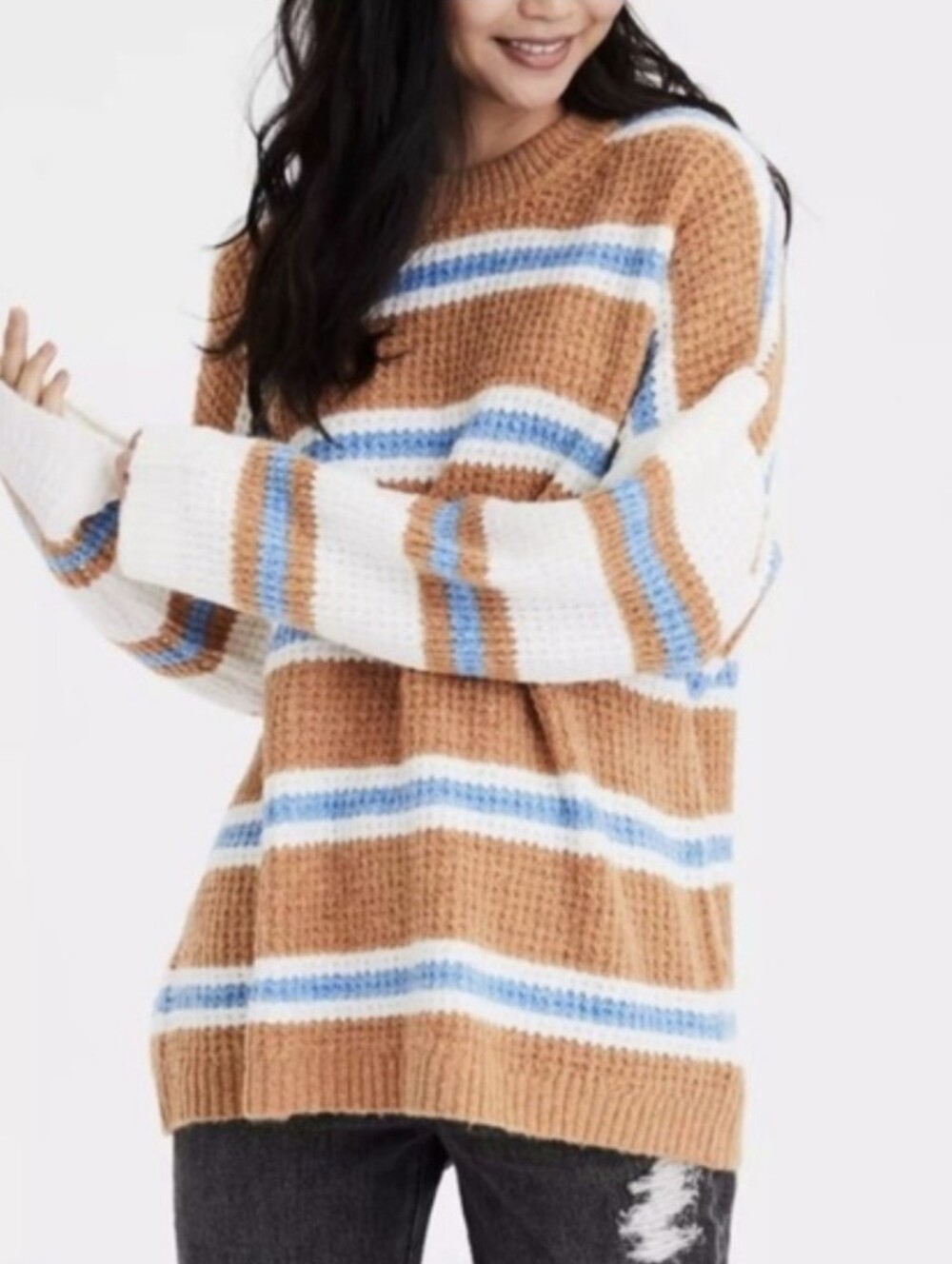 Oversized Striped Sweater